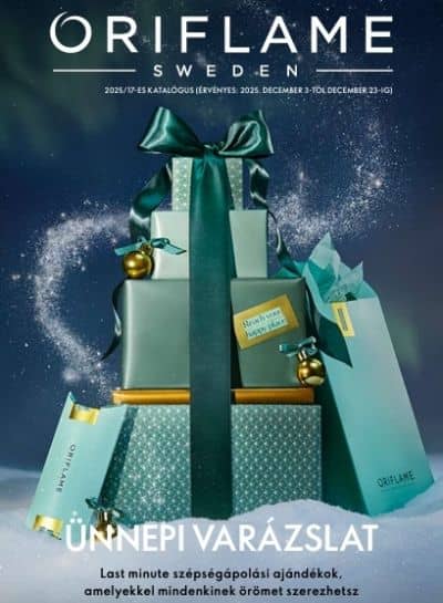 Oriflame aktuális katalógus karácsonyi